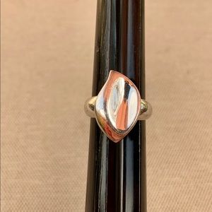 Vintage Sterling Silver marquis ring size 8
